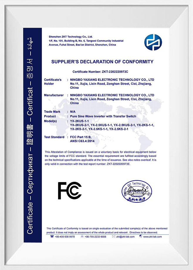 YX-2KUS-1-1-FCC_Testcertificaat